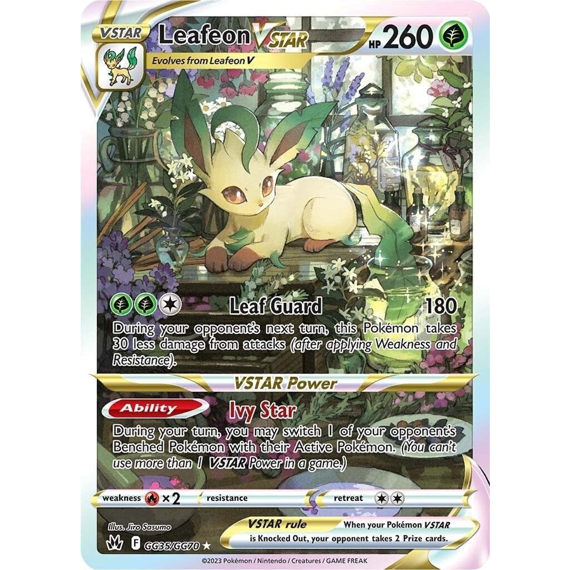 Image for Leafeon VSTAR (GG35/GG70) (CRZ:GG) - Pokemon