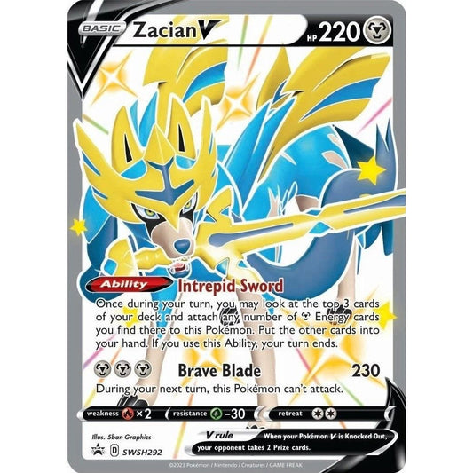 Image for Zacian V (Shiny) - SWSH292 (SWSH292) (SWSD) - Pokemon