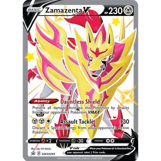 Image for Zamazenta V (Shiny) - SWSH293 (SWSH293) (SWSD) - Pokemon