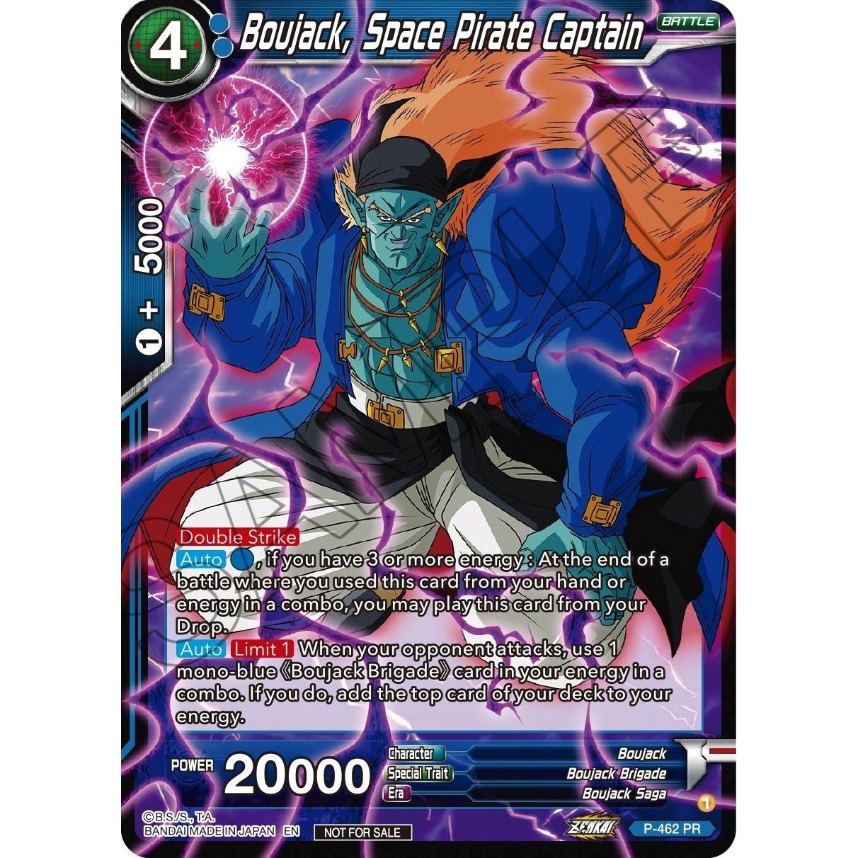 Image for Boujack, Space Pirate Captain (Z03 Dash Pack) (P-462) (PR) - Dragon Ball Super: Masters