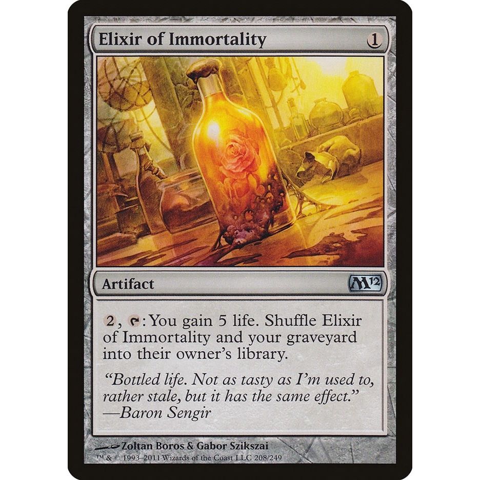 Image for Elixir of Immortality (208) (M12) - Magic: The Gathering