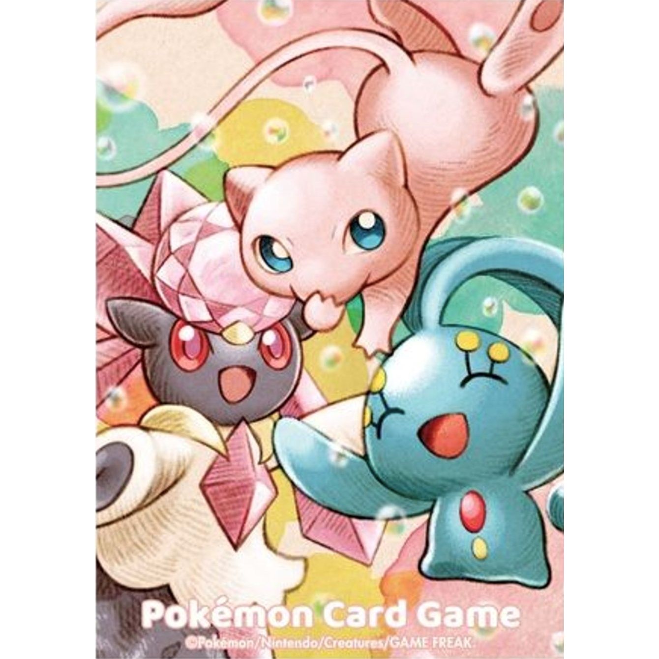 Image for Pokemon TCG: Pokemon Center Japan Exclusive Card Sleeves - Mew, Manaphy and Deancie (64-Pack) - Card Sleeves