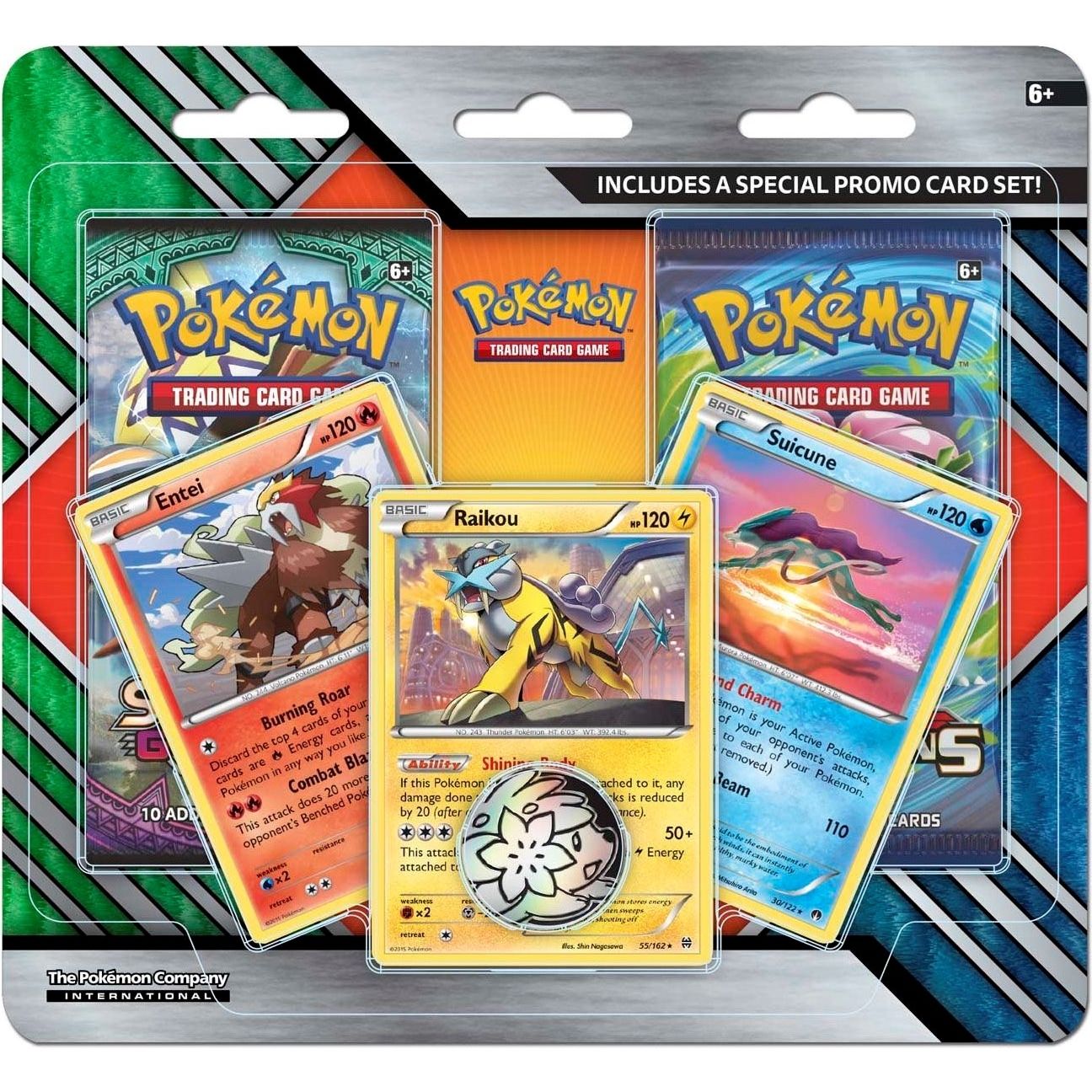 Image for 2-Pack Blister Pack [Raikou, Entei, & Suicune] - Pokemon
