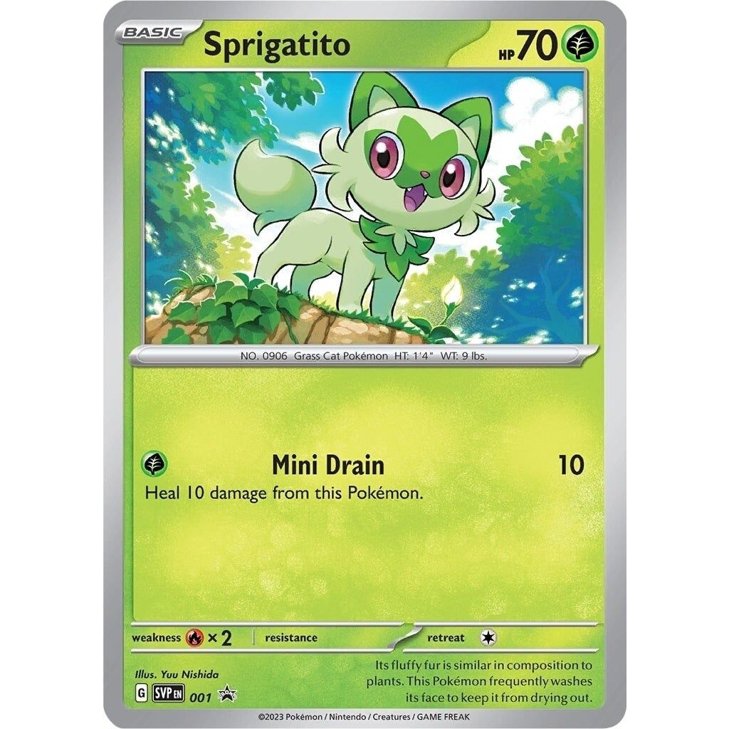 Image for Sprigatito - 001 (001) (SVP) - Pokemon