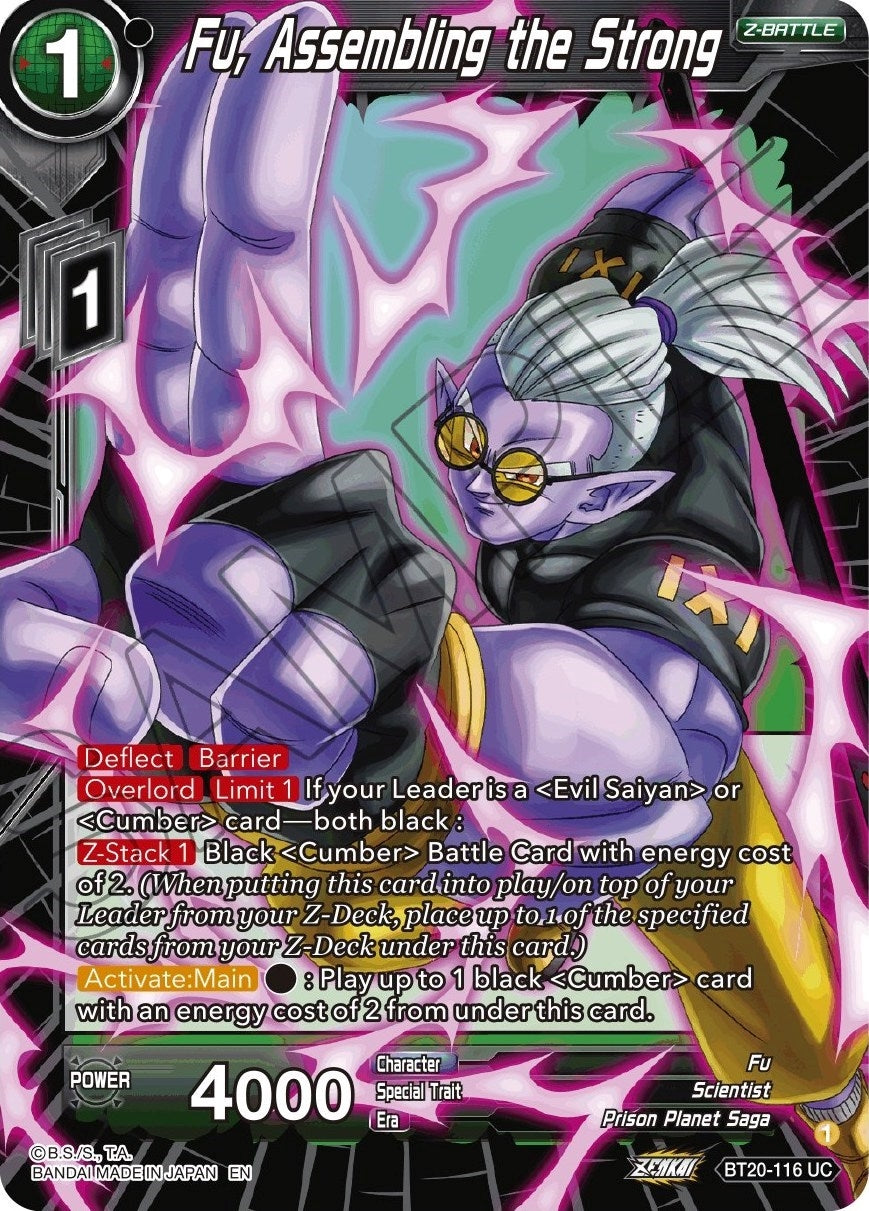 Image for Fu, Assembling the Strong (BT20-116) (DBS-B20) - Dragon Ball Super: Masters