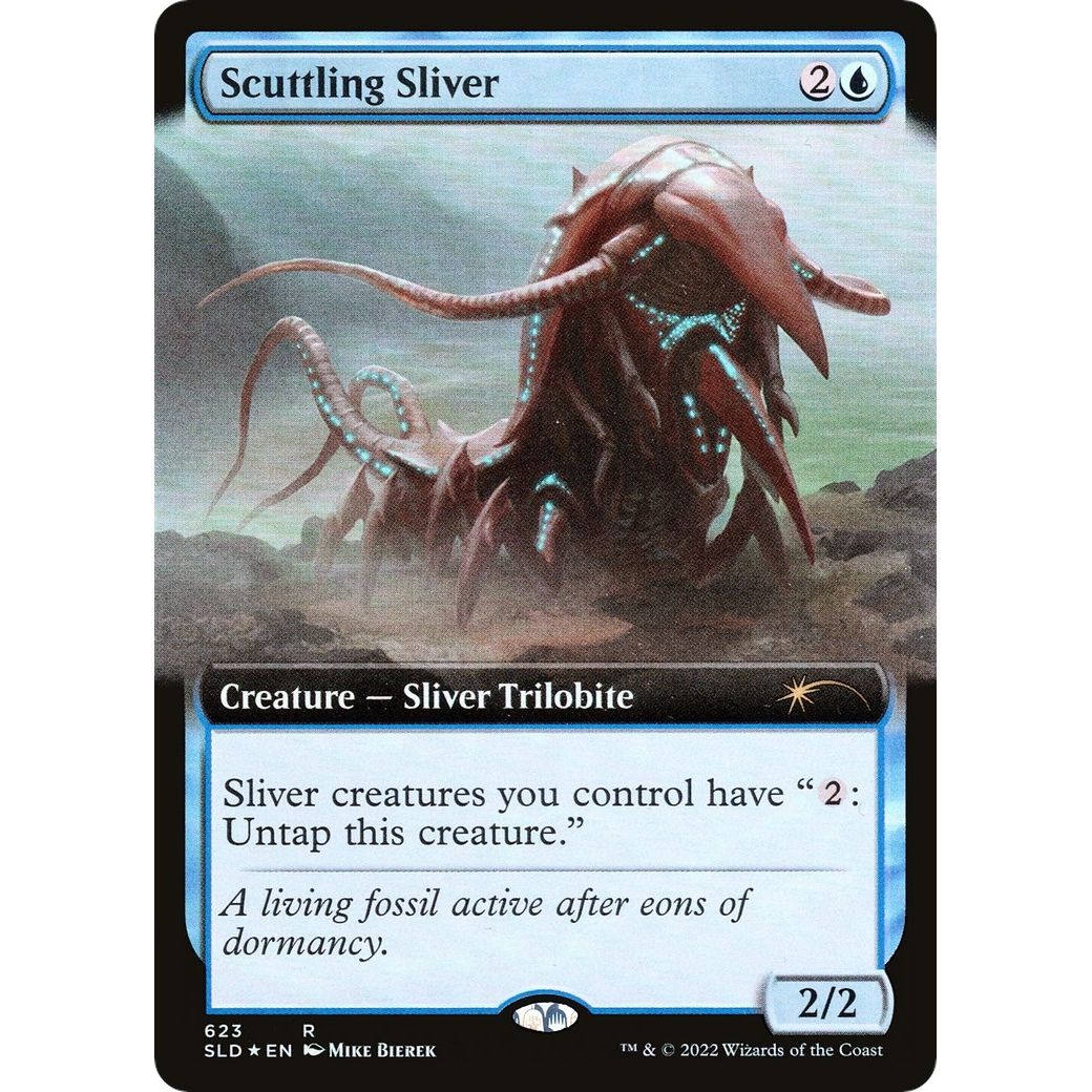 Image for Scuttling Sliver (Extended Art) (623) (SLD) - Magic: The Gathering