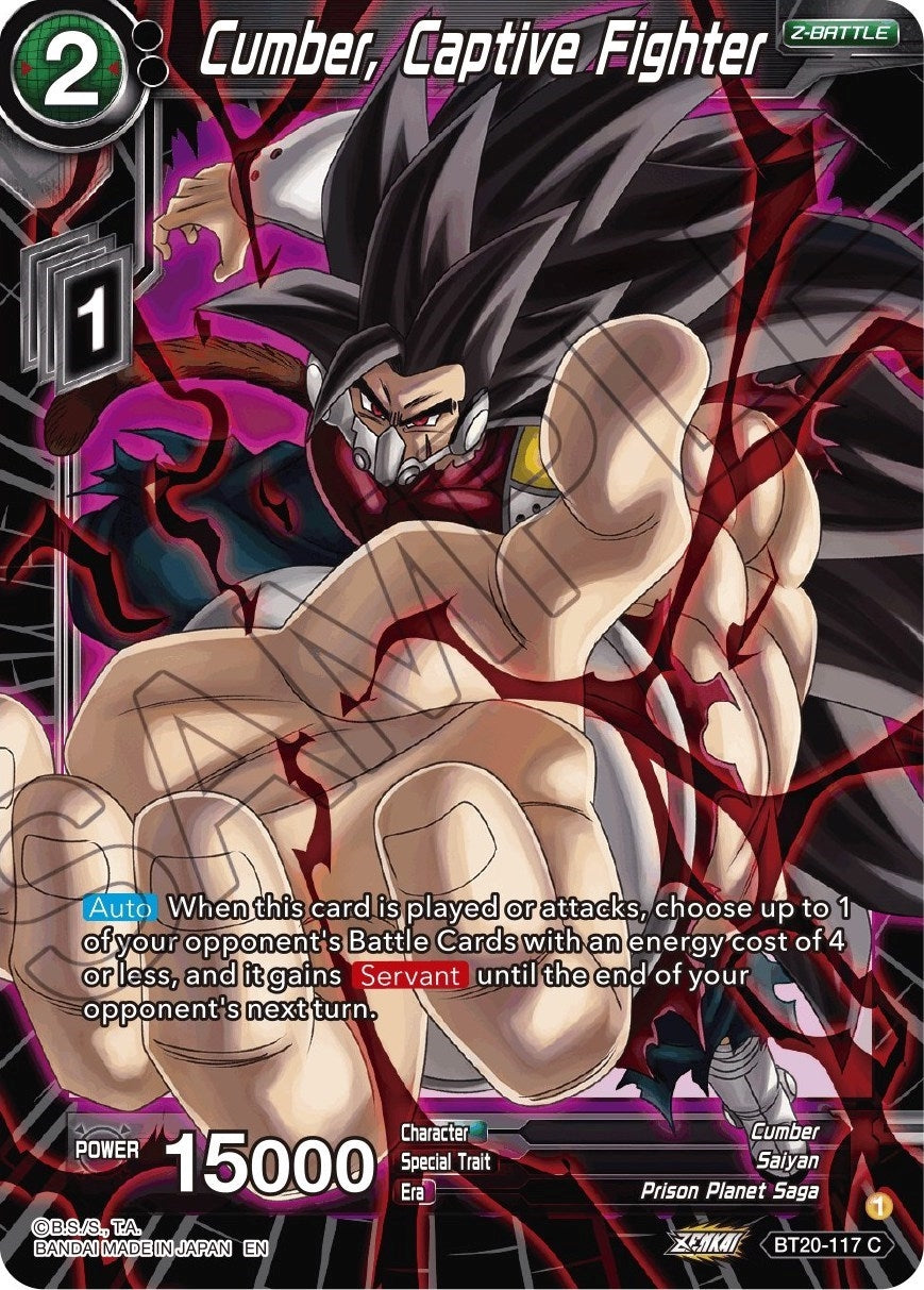 Image for Cumber, Captive Fighter (BT20-117) (DBS-B20) - Dragon Ball Super: Masters