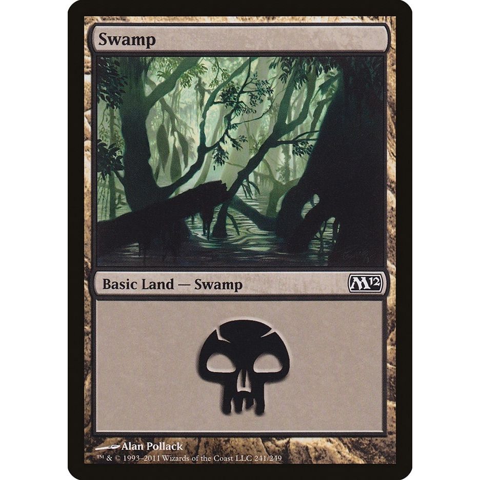 Image for Swamp (241) (241) (M12) - Magic: The Gathering