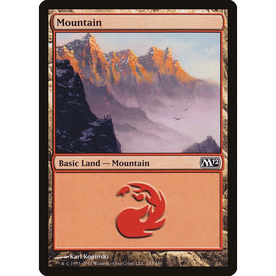 Image for Mountain (243) (243) (M12) - Magic: The Gathering