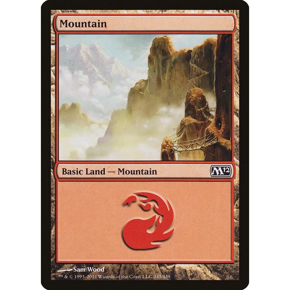 Image for Mountain (245) (245) (M12) - Magic: The Gathering