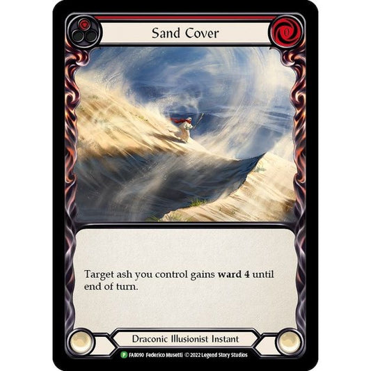 Image for Sand Cover (Red) - FAB090 (FAB090) (PR) - Flesh and Blood TCG