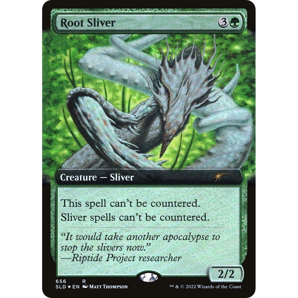 Image for Root Sliver (Extended Art) (656) (SLD) - Magic: The Gathering