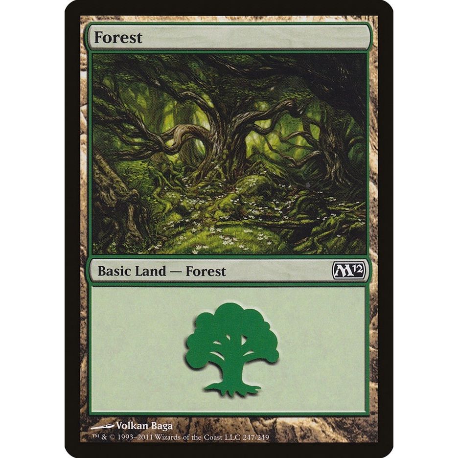 Image for Forest (247) (247) (M12) - Magic: The Gathering