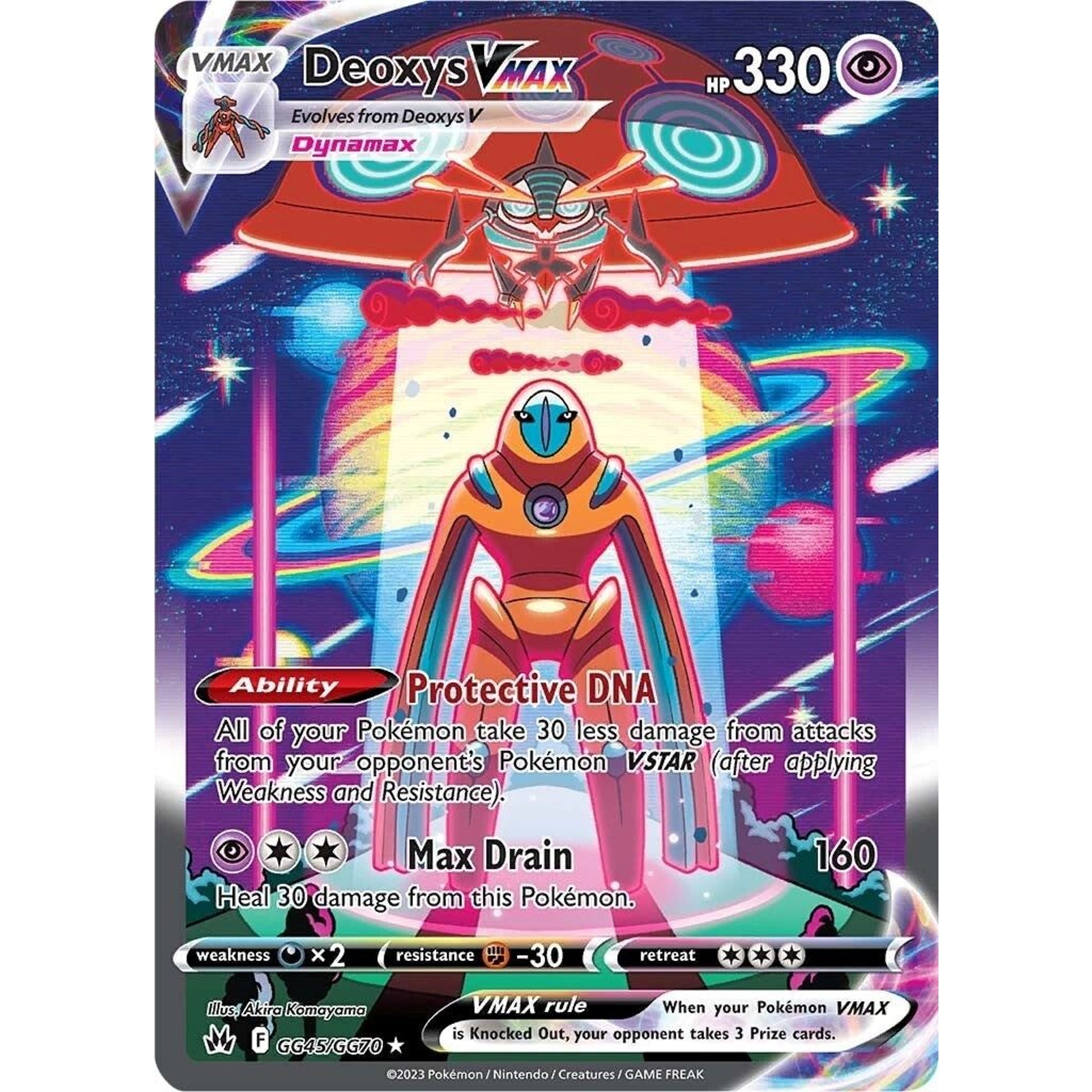 Image for Deoxys VMAX (GG45/GG70) (CRZ:GG) - Pokemon