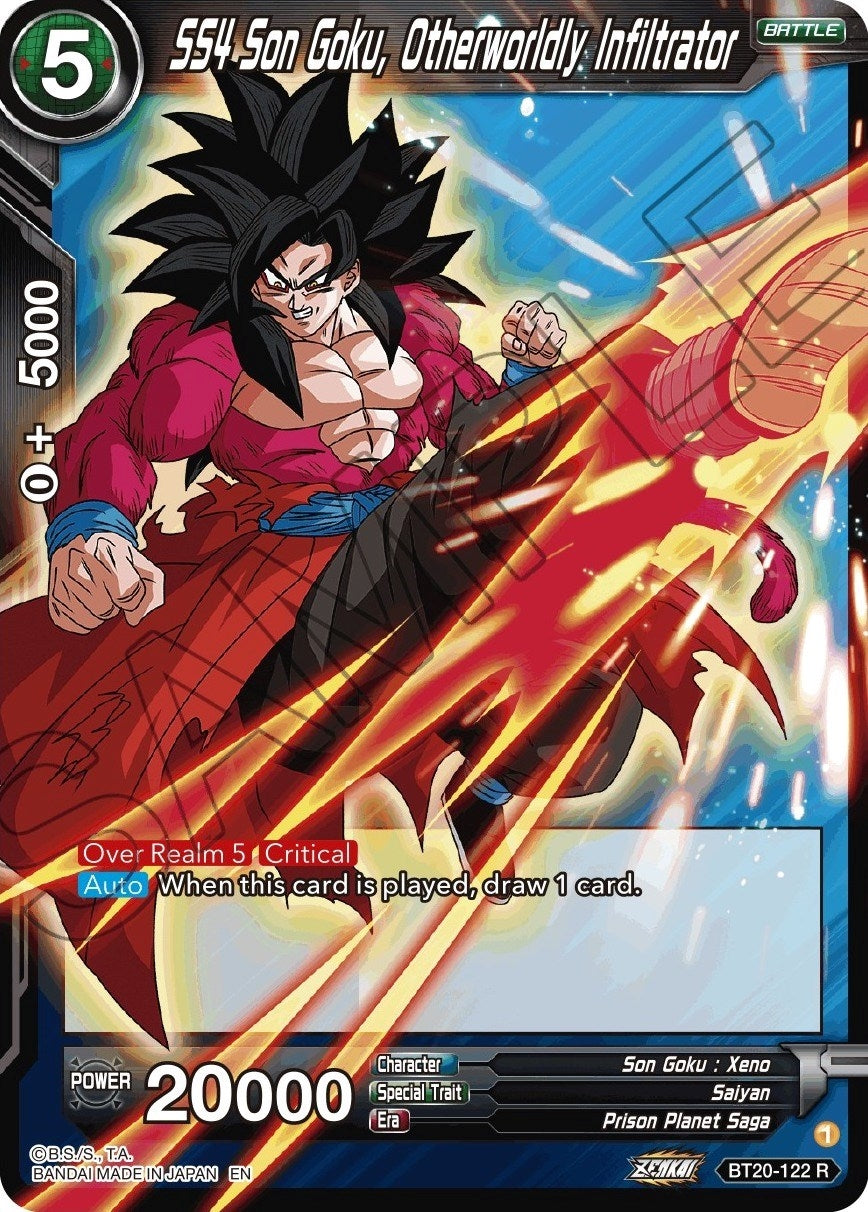 Image for SS4 Son Goku, Otherworldly Infiltrator (BT20-122) (DBS-B20) - Dragon Ball Super: Masters