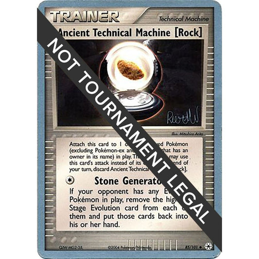 Image for Ancient Technical Machine [Rock] - 2004 (Reed Weichler) (85/101) (WCD) - Pokemon