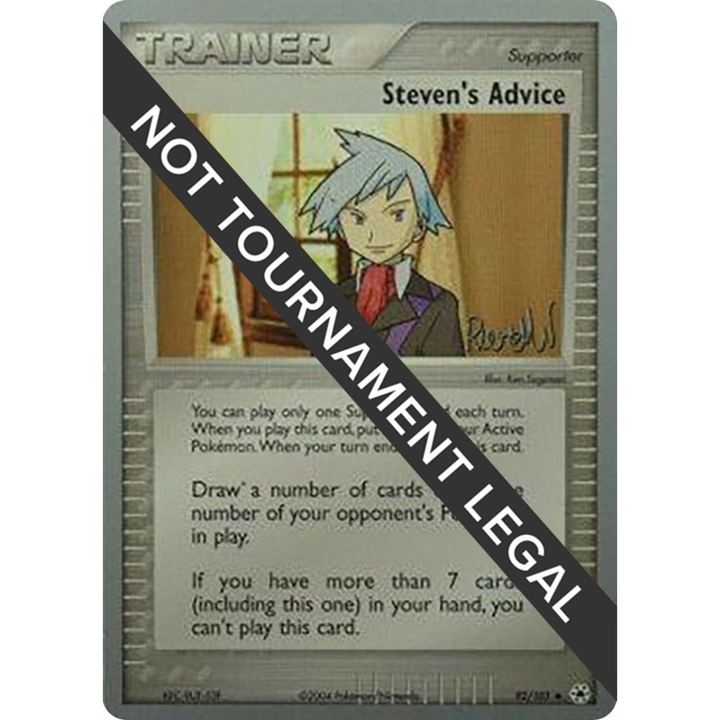 Image for Steven's Advice - 2004 (Reed Weichler) (92/101) (WCD) - Pokemon