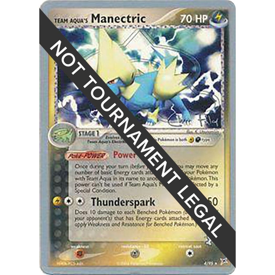 Image for Team Aqua's Manectric - 2004 (Chris Fulop) (4/95) (WCD) - Pokemon