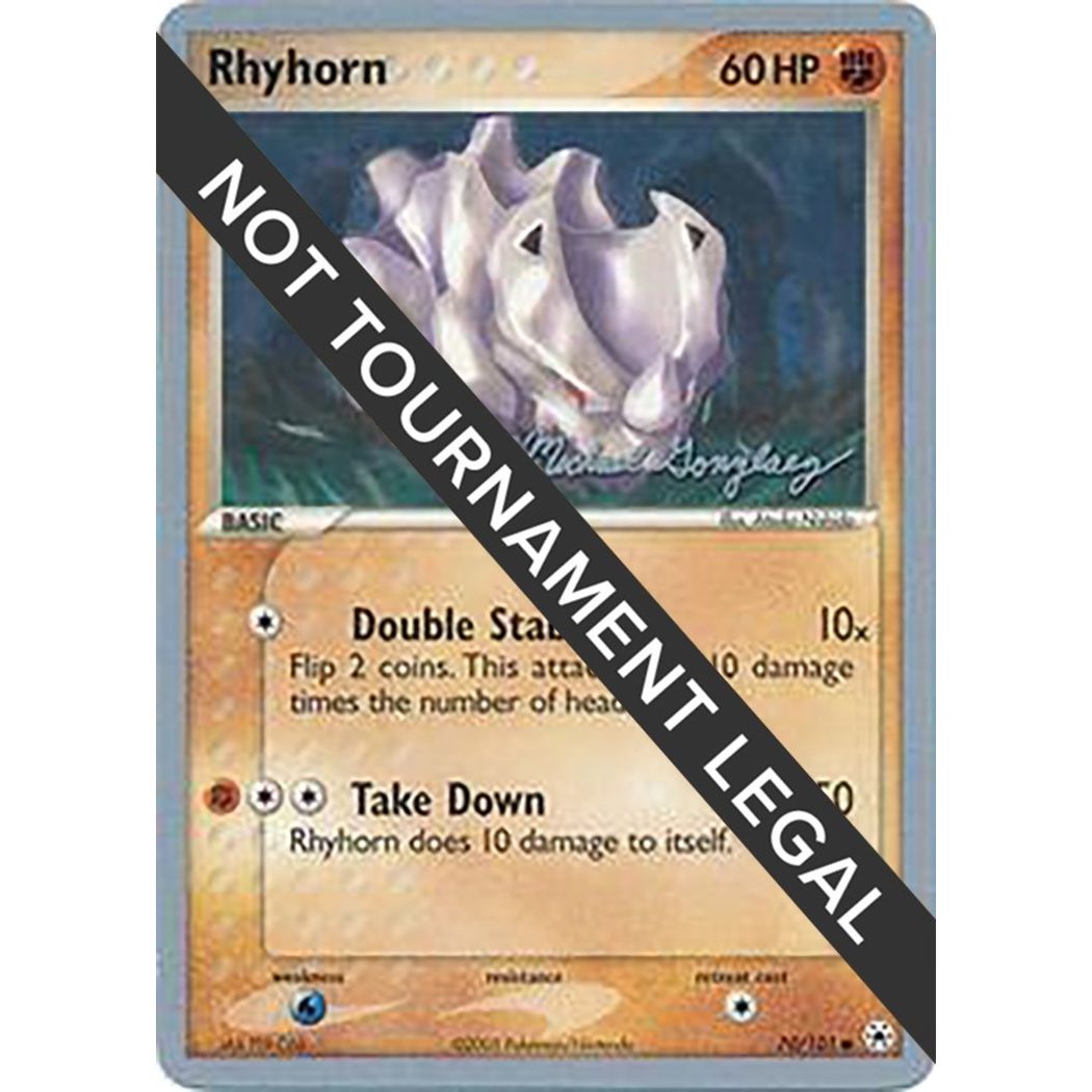 Image for Rhyhorn - 2005 (Michael Gonzalez) (70/101) (WCD) - Pokemon