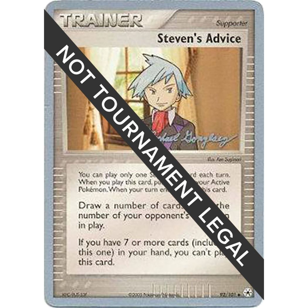 Image for Steven's Advice - 2005 (Michael Gonzalez) (92/101) (WCD) - Pokemon