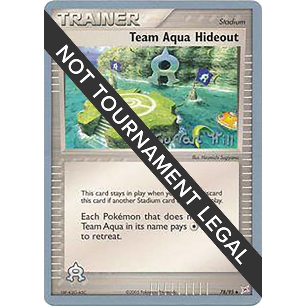 Image for Team Aqua Hideout - 2005 (Curran Hill) (78/95) (WCD) - Pokemon
