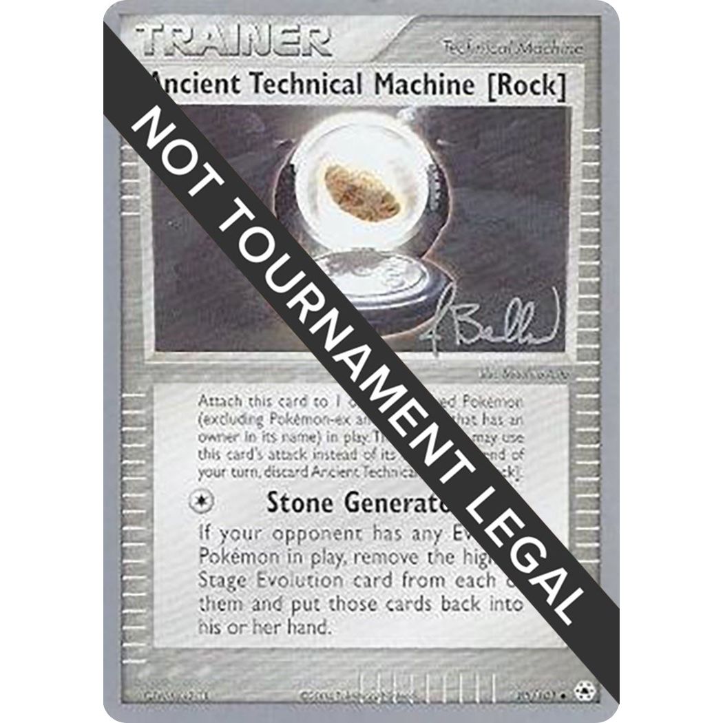 Image for Ancient Technical Machine [Rock] - 2006 (Jimmy Ballard) (85/101) (WCD) - Pokemon