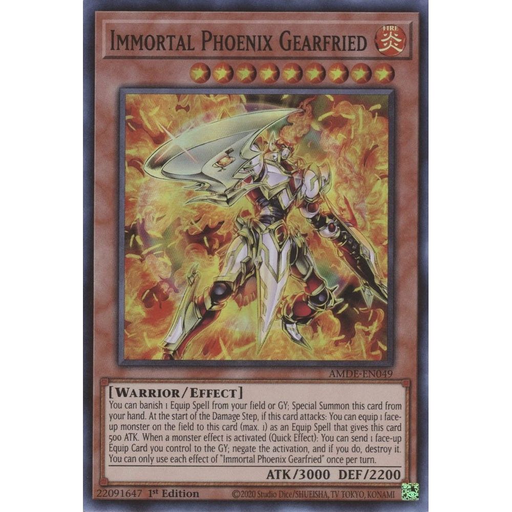 Image for Immortal Phoenix Gearfried (AMDE-EN049) (AMDE) - YuGiOh