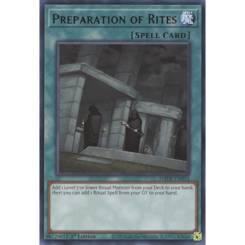 Image for Preparation of Rites (AMDE-EN055) (AMDE) - YuGiOh