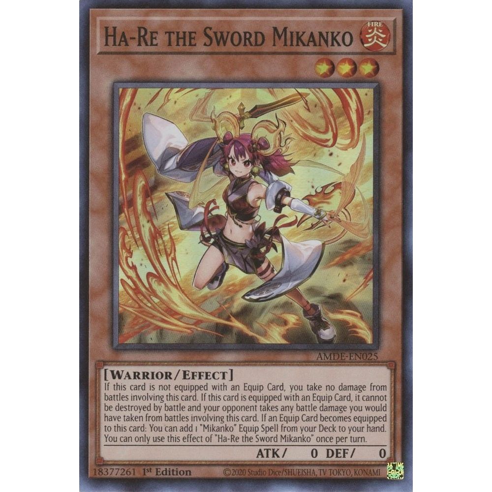 Image for Ha-Re the Sword Mikanko (AMDE-EN025) (AMDE) - YuGiOh