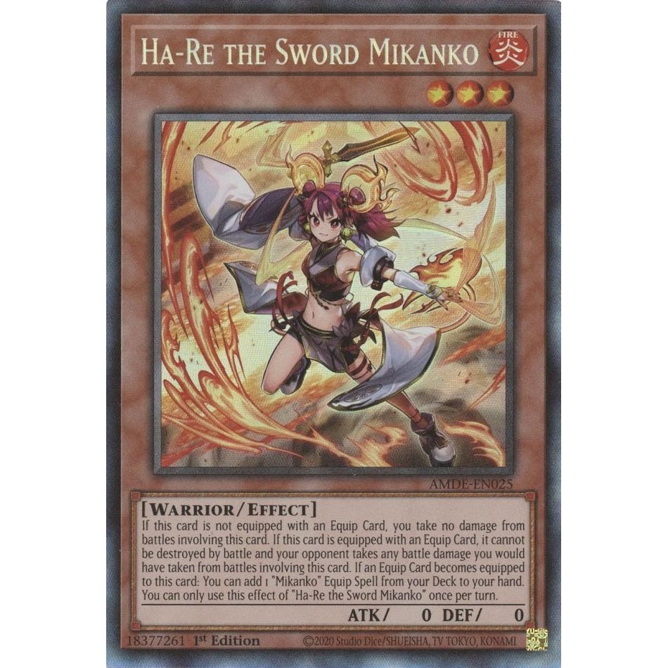 Image for Ha-Re the Sword Mikanko (CR) (AMDE-EN025) (AMDE) - YuGiOh