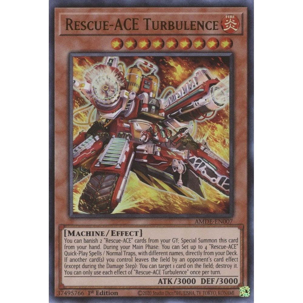 Image for Rescue-ACE Turbulence (AMDE-EN007) (AMDE) - YuGiOh