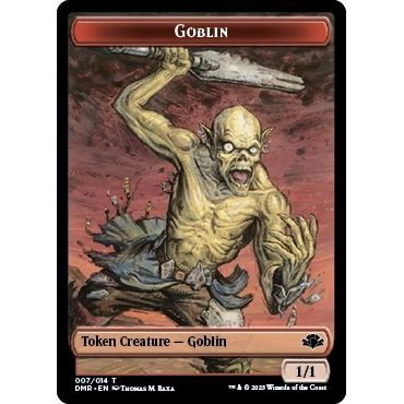 Image for Goblin // Marit Lage Double-Sided Token (7 // 4) (DMR) - Magic: The Gathering
