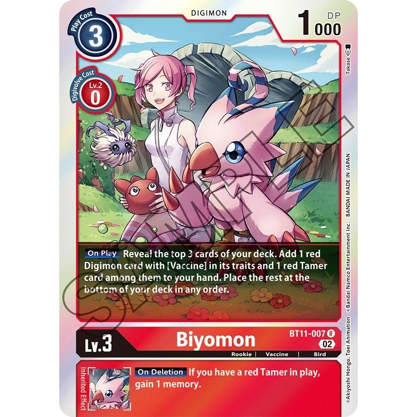 Image for Biyomon (BT11-007 R) (BT11) - Digimon Card Game