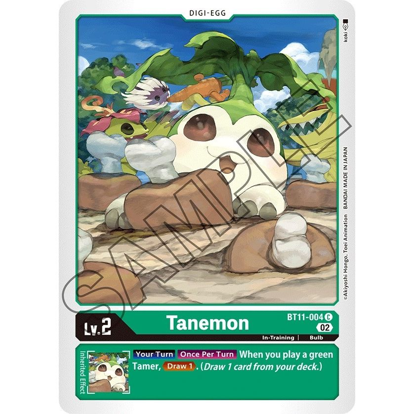 Image for Tanemon (BT11-004 C) (BT11) - Digimon Card Game
