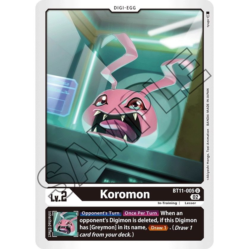 Image for Koromon (BT11-005 U) (BT11) - Digimon Card Game