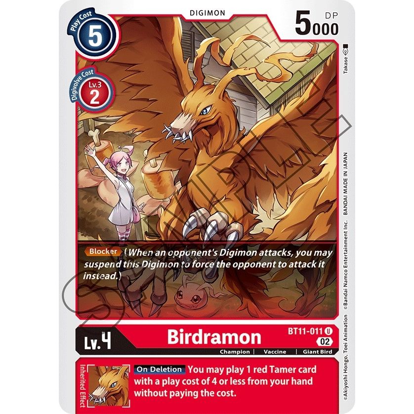Image for Birdramon (BT11-011 U) (BT11) - Digimon Card Game