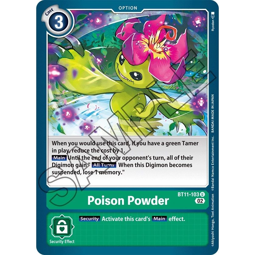 Image for Poison Powder (BT11-103 U) (BT11) - Digimon Card Game