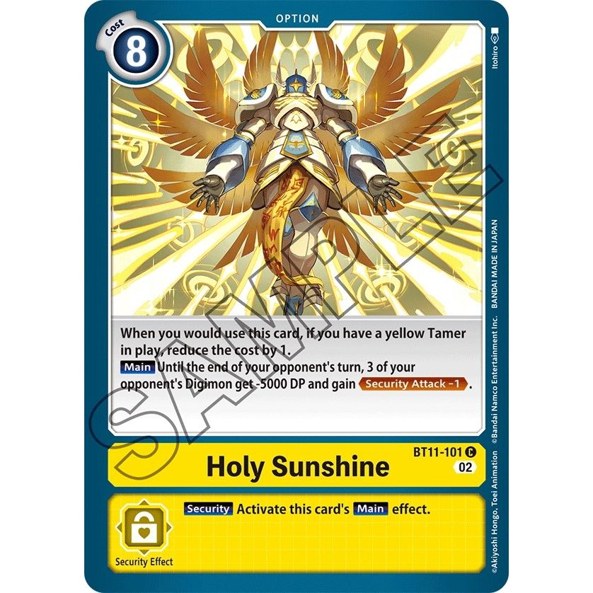 Image for Holy Sunshine (BT11-101 C) (BT11) - Digimon Card Game