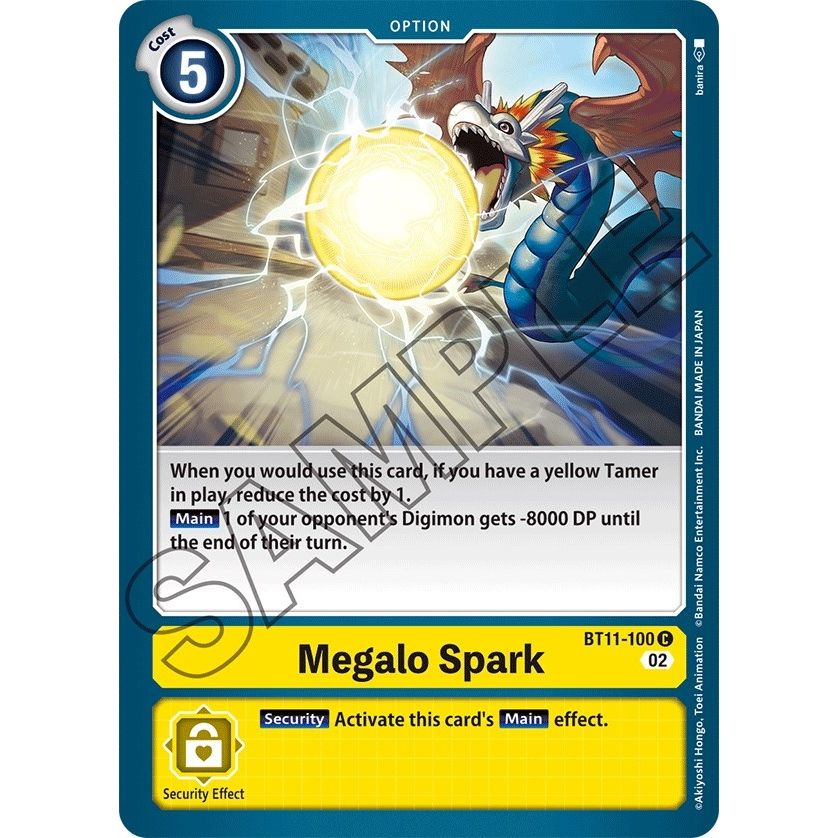 Image for Megalo Spark (BT11-100 C) (BT11) - Digimon Card Game