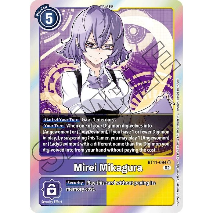 Image for Mirei Mikagura (BT11-094 SR) (BT11) - Digimon Card Game
