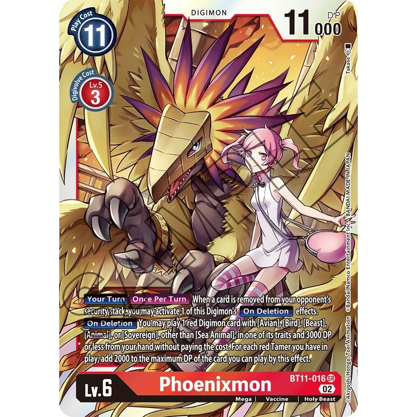 Image for Phoenixmon (BT11-016 SR) (BT11) - Digimon Card Game