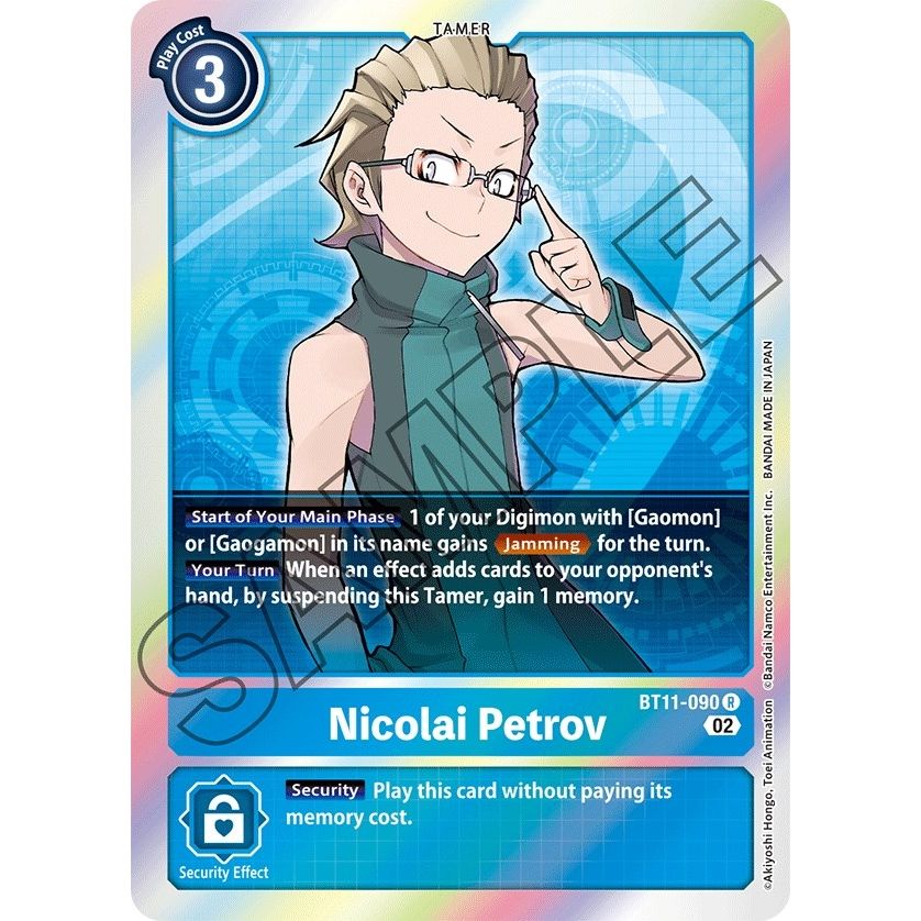 Image for Nicolai Petrov (BT11-090 R) (BT11) - Digimon Card Game