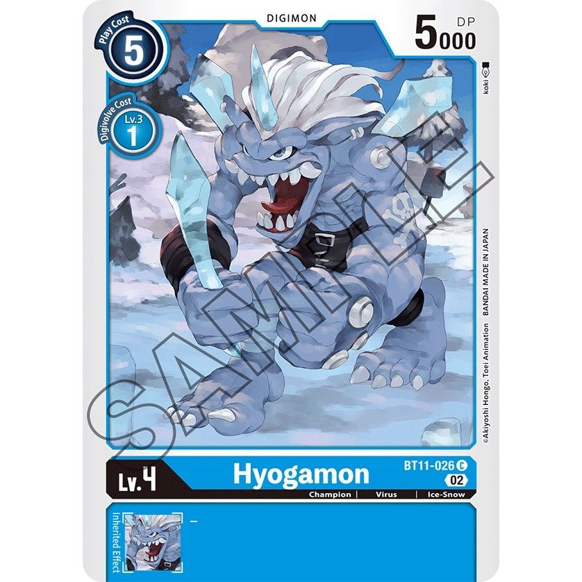 Image for Hyogamon (BT11-026 C) (BT11) - Digimon Card Game