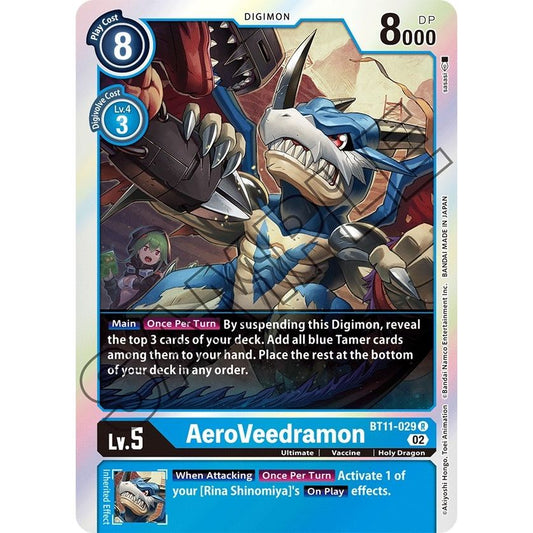 Image for AeroVeedramon (BT11-029 R) (BT11) - Digimon Card Game