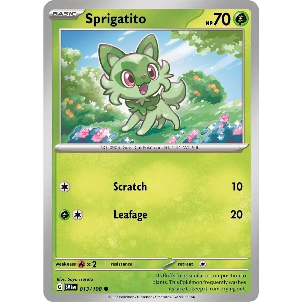 Image for Sprigatito - 013/198 (Mirage Holo) (013/198) (MCAP) - Pokemon
