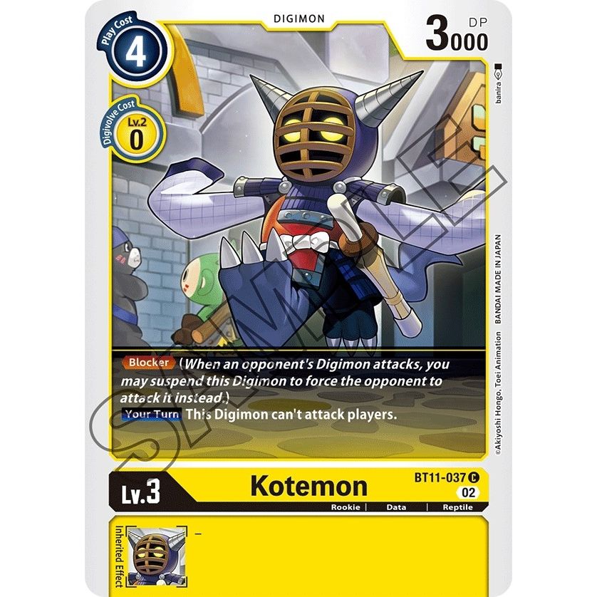 Image for Kotemon (BT11-037 C) (BT11) - Digimon Card Game