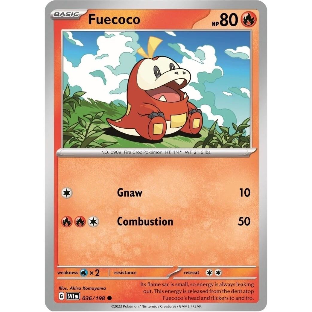 Image for Fuecoco - 036/198 (Mirage Holo) (036/198) (MCAP) - Pokemon