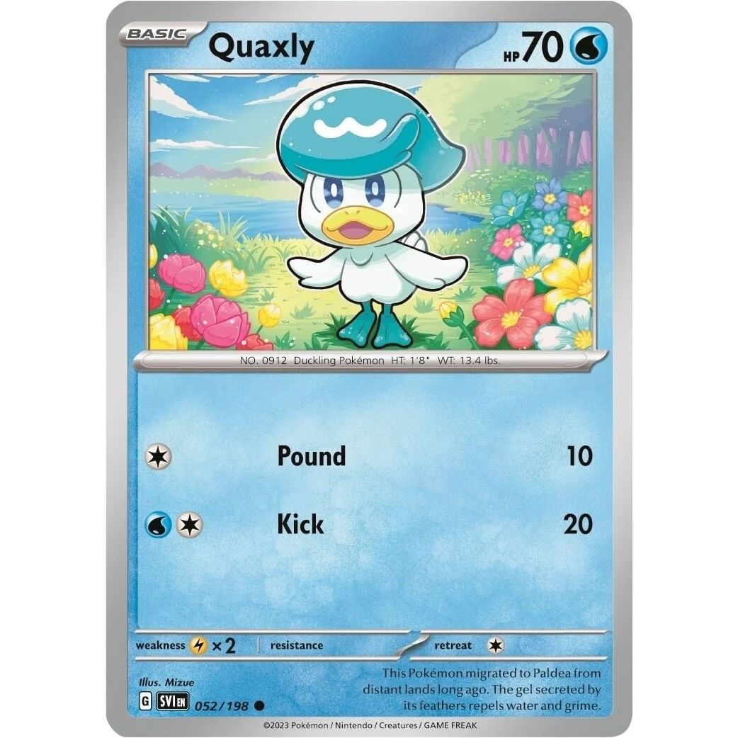 Image for Quaxly - 052/198 (Mirage Holo) (052/198) (MCAP) - Pokemon