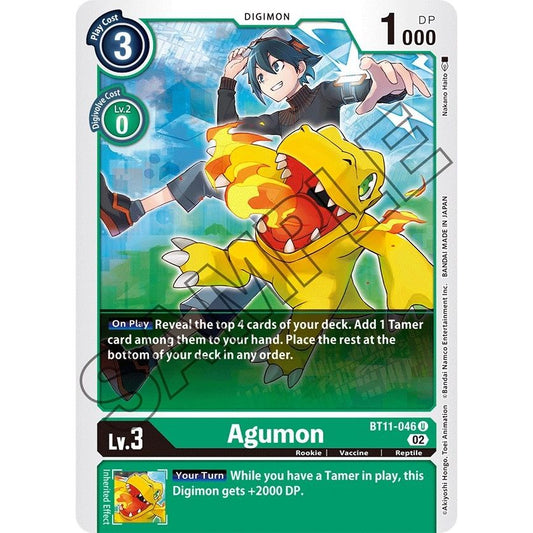 Image for Agumon (BT11-046 U) (BT11) - Digimon Card Game
