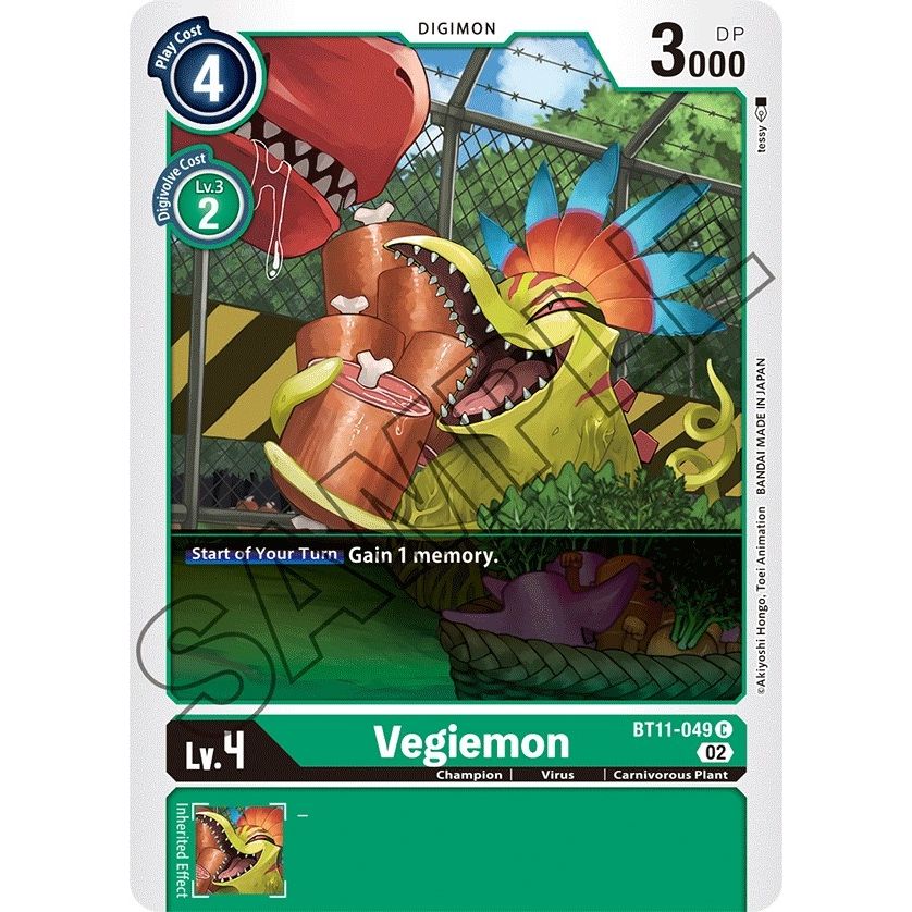 Image for Vegiemon (BT11-049 C) (BT11) - Digimon Card Game